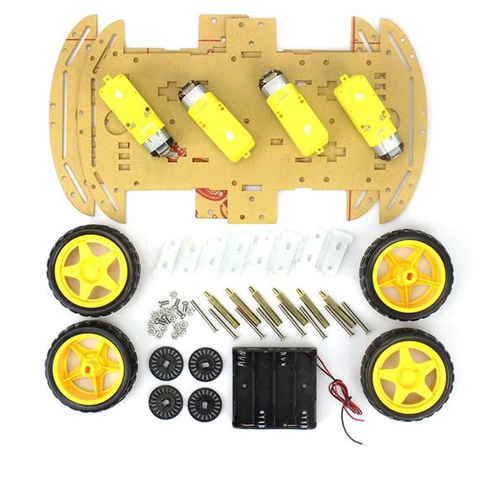 4wd Robot Car Chassis With Speed Encoder – Nerdshed